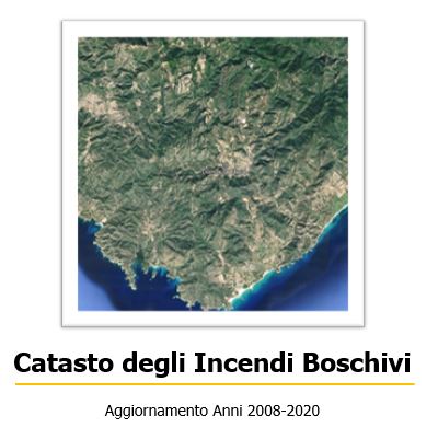 Pubblicazione dell'aggiornamento del catasto incendi 2008/2020