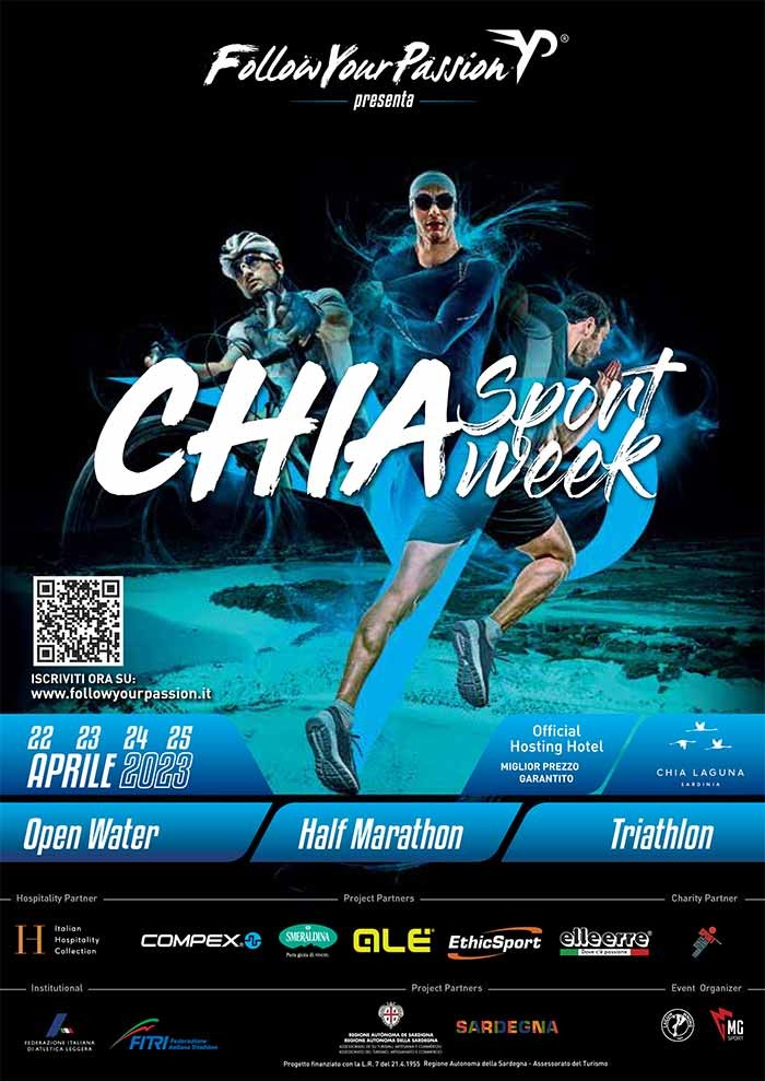 MEZZA MARATONA DI CHIA E CHIA SARDINIA TRIATHLON (23 e 25 APRILE 2023)