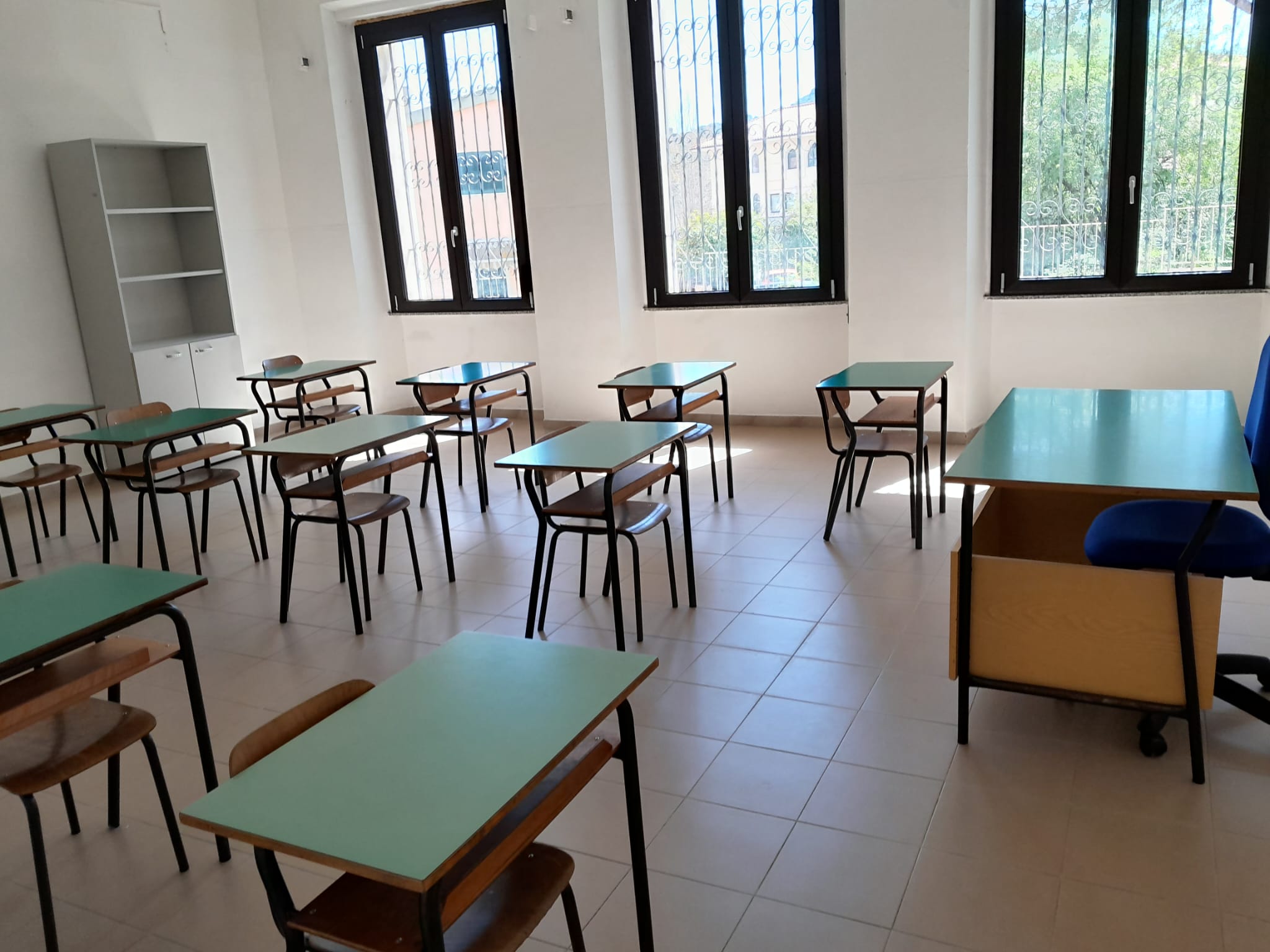 Ripresa delle lezioni presso ex scuole di via isonzo