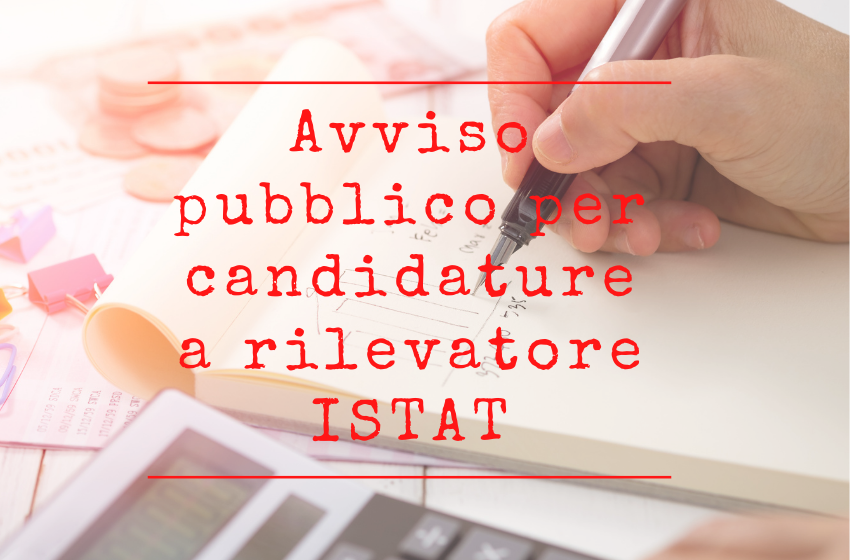 AVVISO selezione per incarichi di rilevatori per il censimento ISTAT