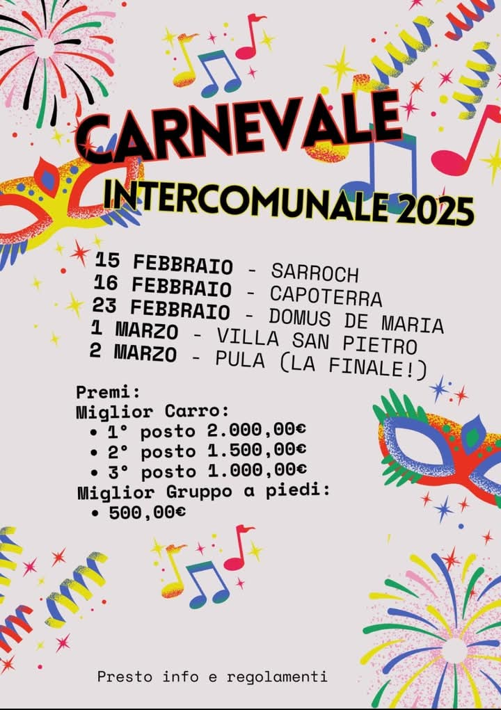 Carnevale intercomunale 2025