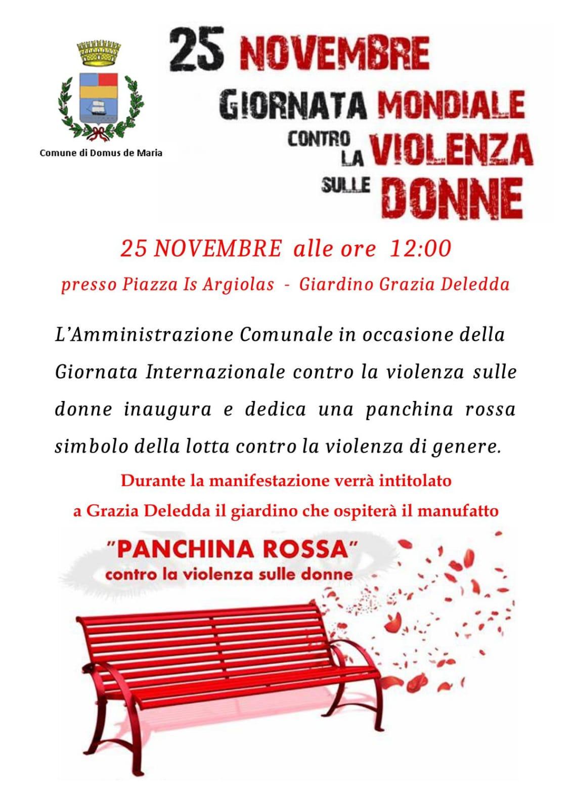 25 NOVEMBRE 21 Giornata Internazionale contro la violenza sulle donne