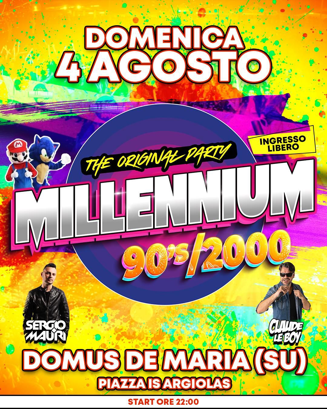 The Original Party 𝐌𝐈𝐋𝐋𝐄𝐍𝐍𝐈𝐔𝐌 𝟗𝟎’𝐬/𝟐𝟎𝟎𝟎 🎧 A Domus De Maria!