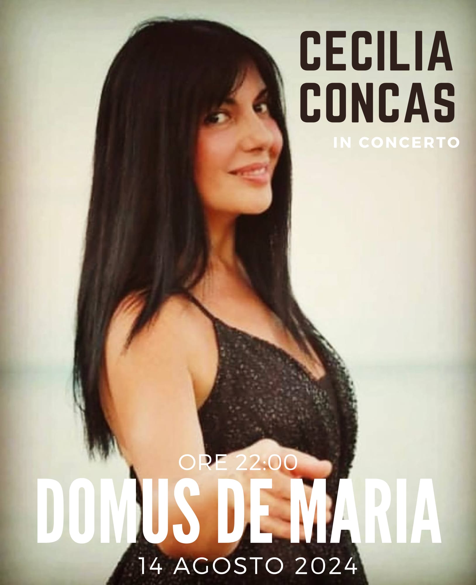 Cecilia Concas in Concerto a Domus de Maria