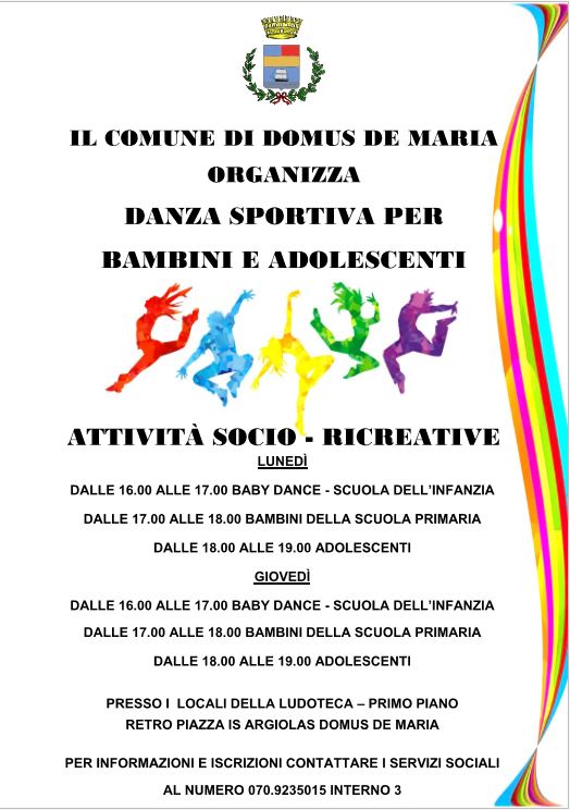 Progetto Danza Sportiva per bambini e ragazzi