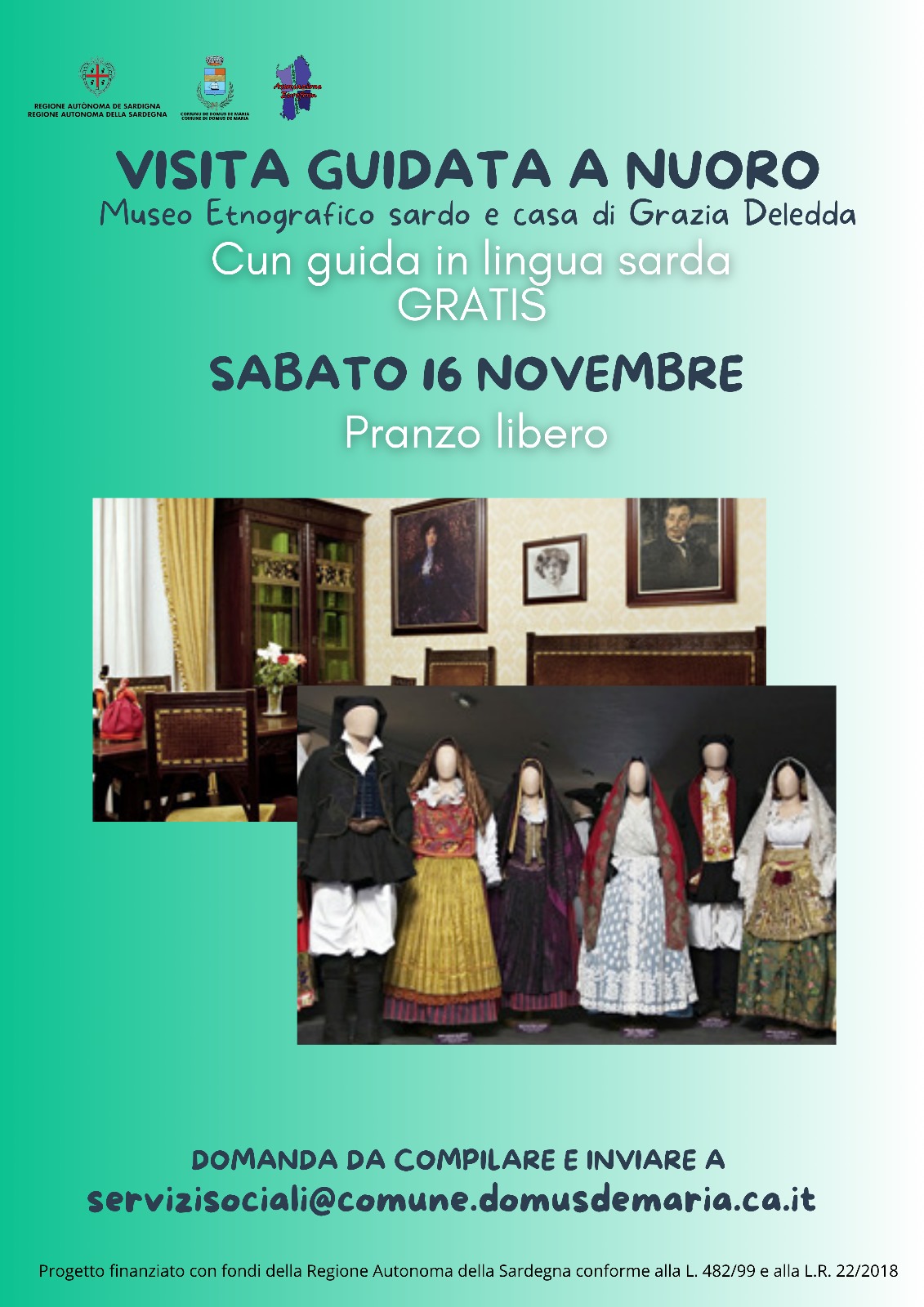 Nuoro, Visita Guidata al Museo di Grazia Deledda e Cortes Apertas 