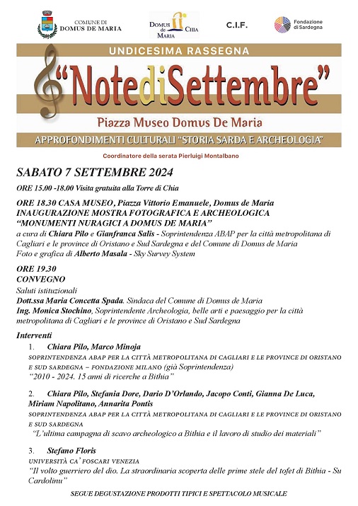 Undicesima Rassegna "Note di Settembre"