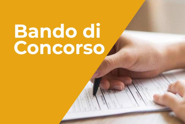 Bando di pubblico concorso per la copertura a tempo indeterminato e parziale di n° 2 posti di Istruttore amministrativo di cui 1 posto riservato prioritariamente a favore dei militari delle Forze Armate -SCADENZA 30 OTTOBRE 2024