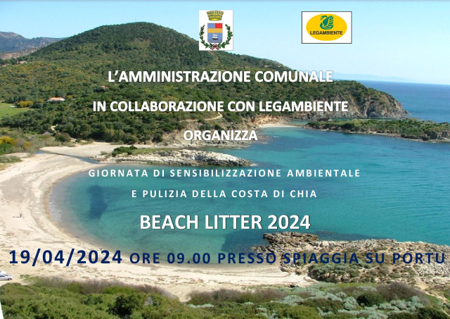 Beach Litter 19 aprile 2024 - giornata di sensibilizzazione ambientale  e pulizia della costa